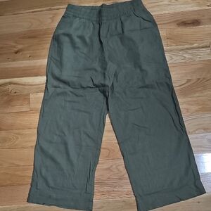 Old Navy Women's Green Wideleg Pants